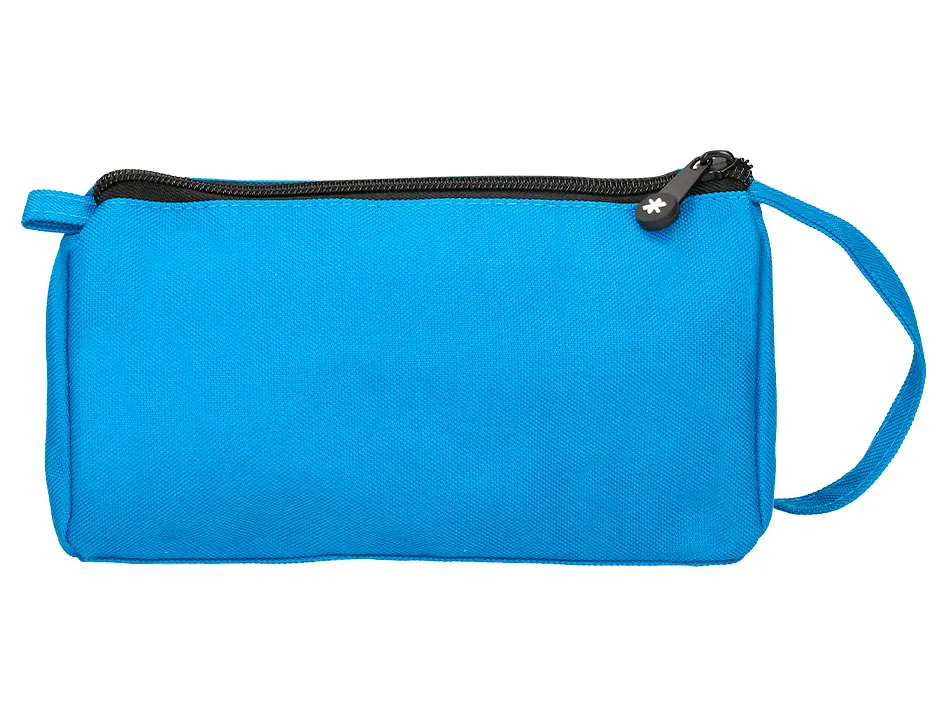 Trousse large antartik avec poche frontale grande ouverture 110x85x200 mm bleu