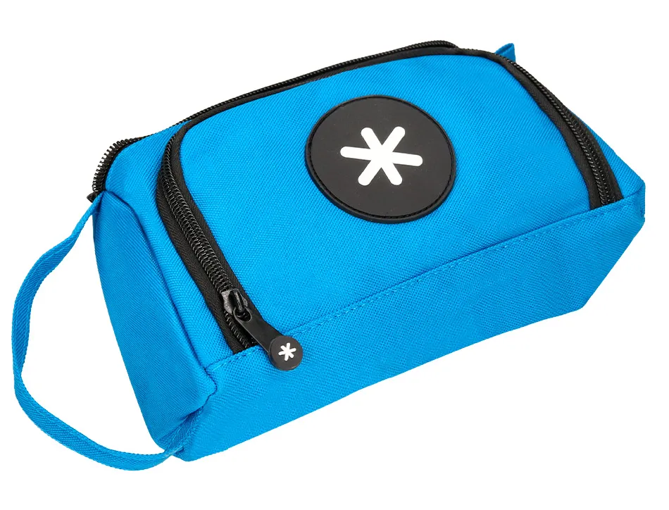 Trousse large antartik avec poche frontale grande ouverture 110x85x200 mm bleu