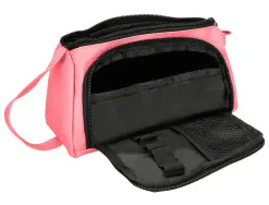 Trousse large antartik avec poche frontale grande ouverture 110x85x200 mm corail