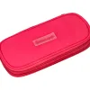 Trousse liderpapel color pop 2 fermetures eclair avec 1 compartiment extensible coloris rose fuschia 230x60mm