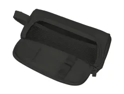 Trousse liderpapel minibag 2 fermetures eclair avec poche interieure coloris noir 210x100x70mm