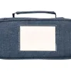 Trousse liderpapel scolaire ovale volet effacable a sec et poignee 1 compartiment 3 coloris assortis