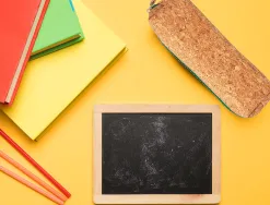 Trousse liderpapel scolaire rectangulaire liege zip coloris 185x55x70mm 1 compartiment coloris naturel
