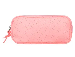 Trousse liderpapel scolaire 3 compartiments coloris rose