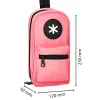 Trousse ovale antartik avec 4 compartiments 230 x 50 x 120 mm corail