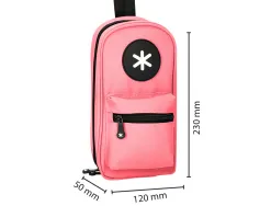 Trousse ovale antartik avec 4 compartiments 230 x 50 x 120 mm corail