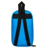 Trousse ovale antartik avec 4 compartiments 230 x 50 x 120 mm bleu