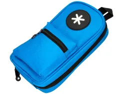 Trousse ovale antartik avec 4 compartiments 230 x 50 x 120 mm bleu