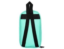 Trousse ovale antartik avec 4 compartiments 230 x 50 x 120 mm menthe