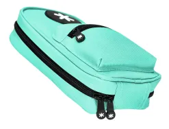 Trousse ovale antartik avec 4 compartiments 230 x 50 x 120 mm menthe