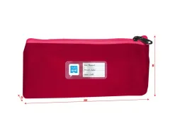 Trousse plate wonday polyester 1 compartiment coloris assortis