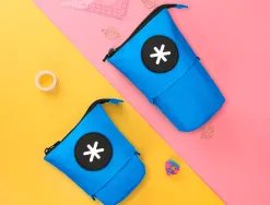 Trousse pop-up antartik verticale 190x60x80 mm bleu