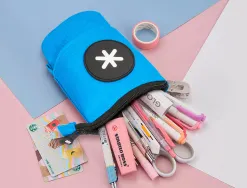 Trousse pop-up antartik verticale 190x60x80 mm bleu