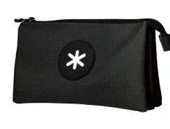 Trousse scolaire antartik plate 3 compartiments 220x30x120mm coloris noir