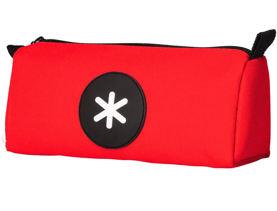 Trousse scolaire antartik 1compartiment 210x70x80mm coloris rouge