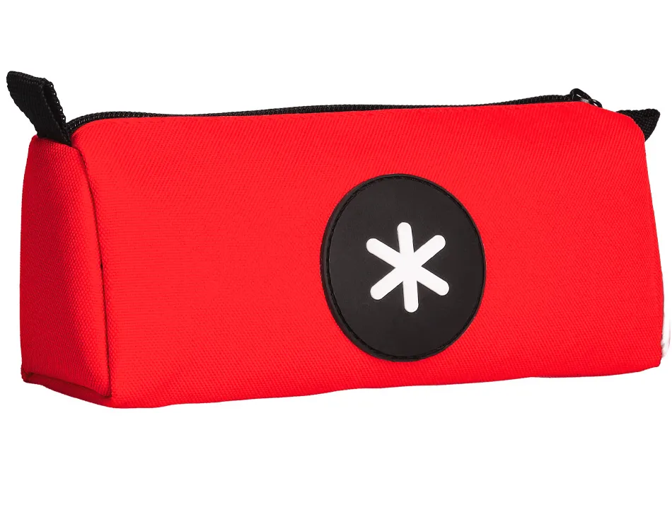 Trousse scolaire antartik 1compartiment 210x70x80mm coloris rouge