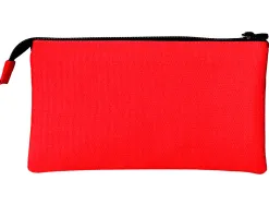 Trousse scolaire antartikplate 3 compartiments220x30x120mm coloris rouge