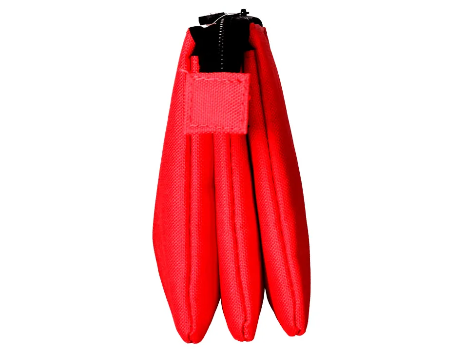 Trousse scolaire antartikplate 3 compartiments220x30x120mm coloris rouge