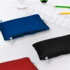 Trousse scolaire liderpapel plate fourre-tout compartiment fermeture zip usage journalier 200x100mm coloris assortis