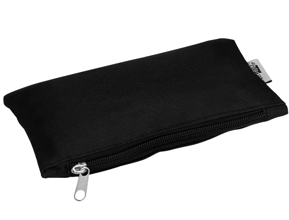 Trousse scolaire liderpapel plate fourre-tout compartiment fermeture zip usage journalier 200x100mm coloris assortis