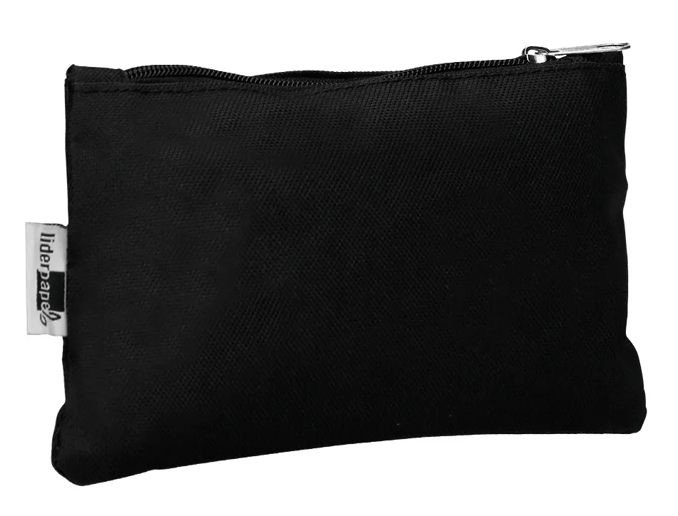 Trousse scolaire liderpapel plate fourre-tout compartiment fermeture zip usage journalier 200x100mm coloris assortis
