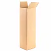 Tube d'expedition carre q-connect carton 700x95x95mm 3mm epaisseur grande resistance protection objets cylindriques