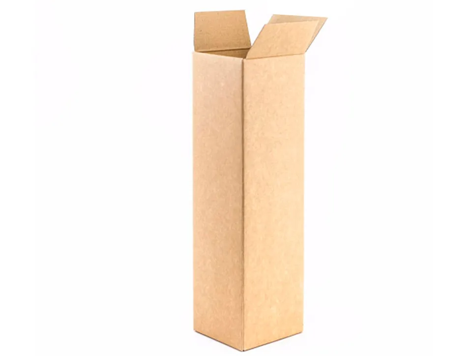 Tube d'expedition carre q-connect carton 700x95x95mm 3mm epaisseur grande resistance protection objets cylindriques