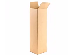 Tube d'expedition carre q-connect carton 1020x150x150mm 3mm epaisseur grande resistance protection objets cylindriques