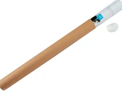 Tube porte-documents q-connectcarton encolle 1,8mm format a3/a2 40x430mm couvercle plastique tres resistant
