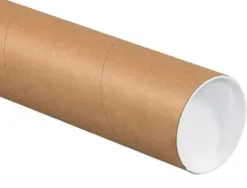 Tube porte-documents q-connectcarton encolle 1,8mm format a3/a2 40x430mm couvercle plastique tres resistant