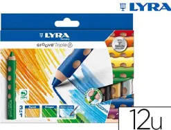 Étui 12 crayons couleur groove triple one 10mm