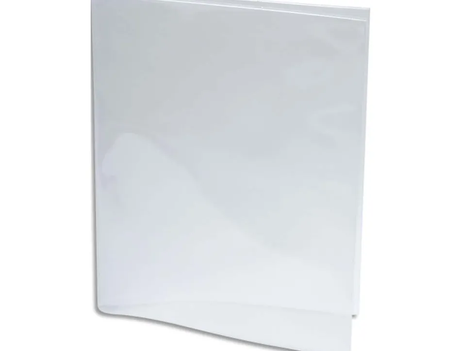 Étui protection elba multiple pvc cristal 15/100e a4 210x297mm ouverture intérieure 2 volets 4 faces visibles