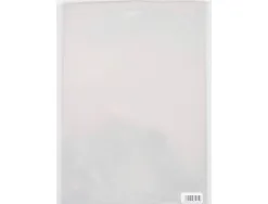 Étui protection elba multiple pvc cristal 15/100e a4 210x297mm ouverture intérieure 2 volets 4 faces visibles
