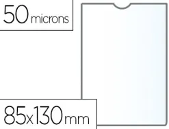 Étui protection elba pvc 20/100e 8,4x12cm spécifique simple multi-usage