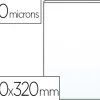 Étui protection elba pvc transparent 15/100e 240x320mm ouverture haut découpe coup de pouce
