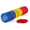 Tunnel de motricite transparent 46x180cm tremblay