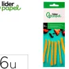Ustensiles liderpapel pour pate a modeler et argile set 6 pieces assorties