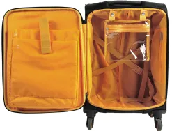 Valise cabine exacompta exactive 4 roues 37x55x23cm coloris noir