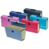 Valisette trieur oxford cartoncompact 390x255x110mm 16 comp artiments kraft écru documents 240x320mm coloris assortis