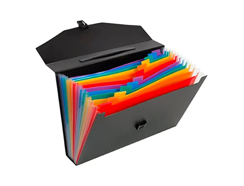 Valisette trieur viquel rainbow class polypropylène 10/10e 380x2552120mm 26 positions