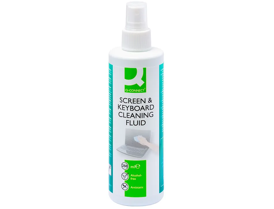Vaporisateur q-connect nettoyant écrans sans solvants nocifs tous écrans nouvelle génération flacon 250ml