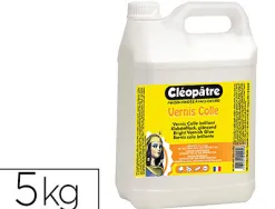 Vernis colle cléopâtre décorateur résiste à l'eau et rayures finition brillante 5l