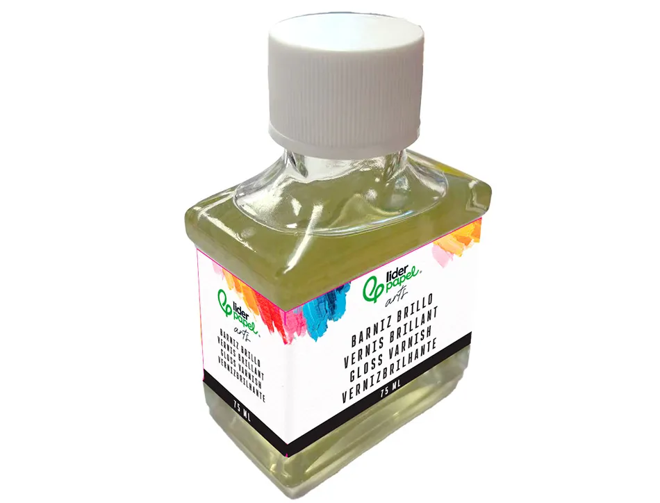 Vernis de finition brillant liderpapel pour peinture pot de 75 ml