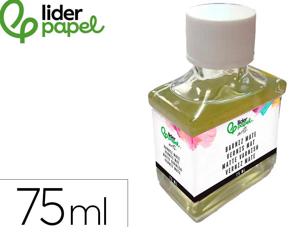 Vernis de finition mat liderpapel pour peinture pot de 75 ml