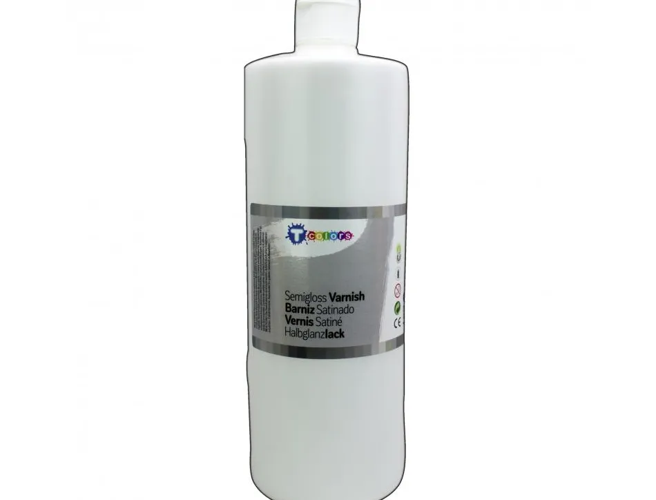 Vernis gouache tcolors finition satinee sechage 1h flacon de 1l