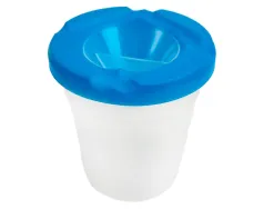 Verre rince pinceaux liderpapel en plastique 8x8,5 cm