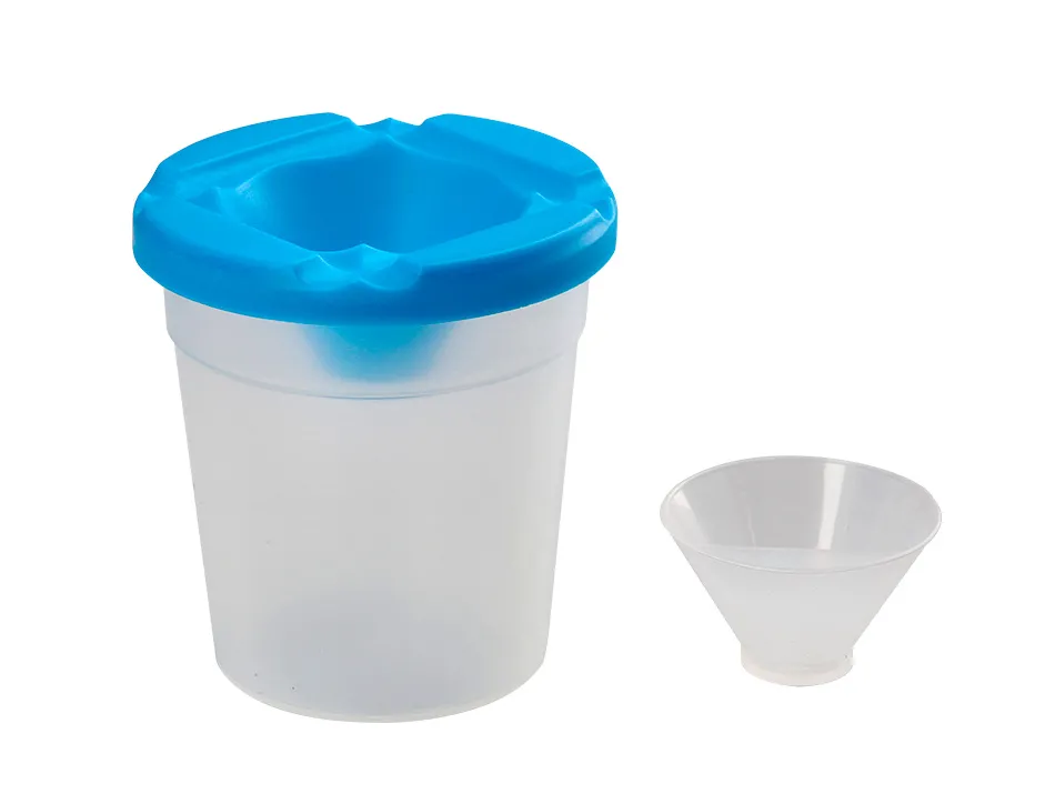 Verre rince pinceaux liderpapel en plastique 8x8,5 cm