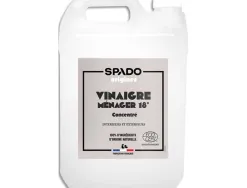 Vinaigre menager spado 18 degres nettoie detartre detache fait briller sans parfum bidon 5 l