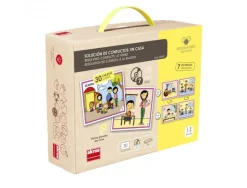 Vivre ensemble akros resoudre les conflits jeu de 7 histoire resolution de problemes 30 cartes 1 cd 1