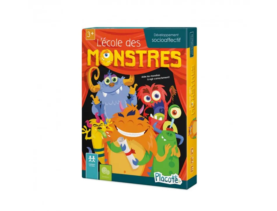 Vivre ensemble placote l ecole des monstres jeu ludique et educatif bons comportements et actions 2 a